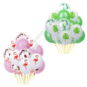 LUFI SZETT 15 DB-OS 10/400 FLAMINGÓS,PÁLMÁS 