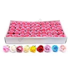 SZAPPANRÓZSA FEJ 50 DB 1/20 6x5,5 cm 10 SZÍNBEN