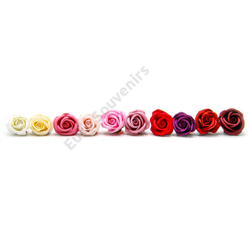 SZAPPANRÓZSA FEJ 50 DB 1/20 6x5,5 cm 10 SZÍNBEN