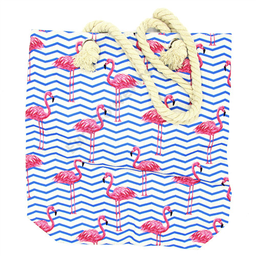 STRANDTÁSKA 10/120 40x36 cm FALAMINGÓS, UNIKORNISOS
