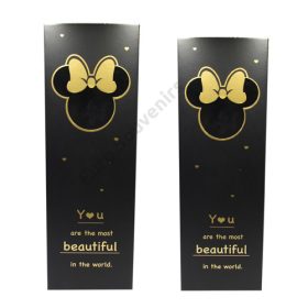 PAPÍRDOBOZ MINNIE-S 2 DB 1/12 61x21x13; 59x20x12 cm FEKETE