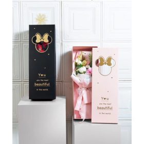 PAPÍRDOBOZ MINNIE-S 2 DB 1/12 61x21x13; 59x20x12 cm KRÉM