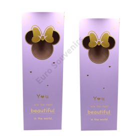 PAPÍRDOBOZ MINNIE-S 2 DB 1/12 61x21x13; 59x20x12 cm LILA