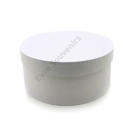 PAPÍRDOBOZ KEREK  6/240 10x5,5 cm FEHÉR