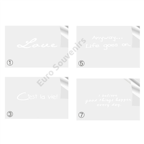 CELOFÁN 20 DB 60x60CM 1/100 FELIRATOS 4 FÉLE