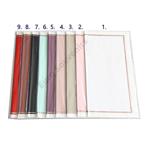 CSOMAGOLÓFÓLIA KERETES 20 DB 1/100 60x60 cm 10 SZÍNBEN