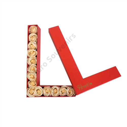 PAPÍRDOBOZ "L" BETŰ 1/32 33,5x22,5x6 cm