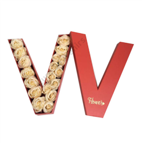 PAPÍRDOBOZ "V" BETŰ 1/32 34x29x6 cm