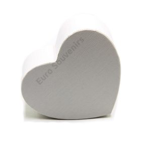 PAPÍRDOBOZ SZÍV 6/240 11x10x5 cm FEHÉR