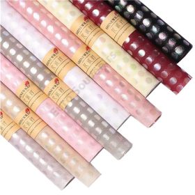 DEKORANYAG TÜLLÖS, PÖTTYÖS 50 CMx4,5 M 1/60 9 SZÍNBEN