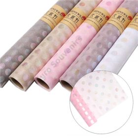 DEKORANYAG TÜLLÖS, PÖTTYÖS 50 CMx4,5 M 1/60 9 SZÍNBEN