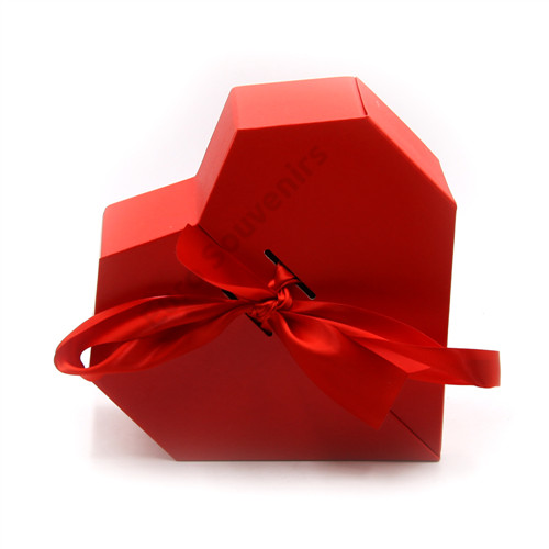 PAPÍRDOBOZ SZÍV 1/20 24,5x24x10 cm 4 SZÍNBEN