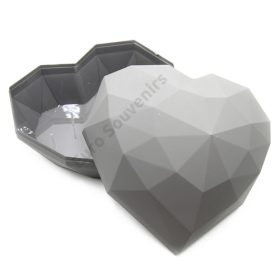 SZÍVDOBOZ 1/12 25x25x18 cm SZÜRKE