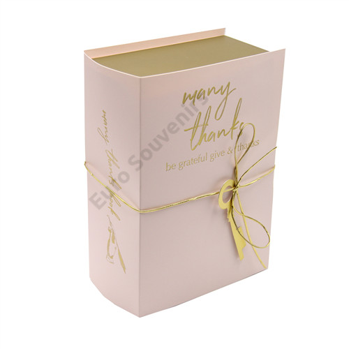 PAPÍRDOBOZ KÖNYV ALAKÚ 1/72 16x8x22,5 cm 2 SZÍNBEN