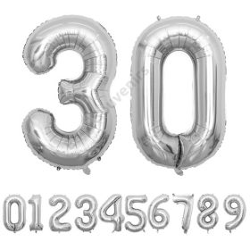 LUFI SZÁM 0-9 1/500 100 cm  EZÜST