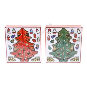 FAFENYŐFA 1/32 12x27 cm ZENÉLŐ, PIROS, ZÖLD