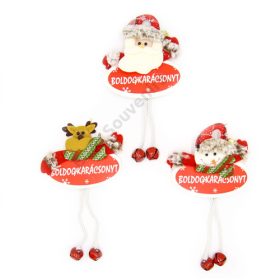   AKASZTÓS DÍSZ 1/360 3 FÉLE 15x26 CM "Boldog Karácsonyt"