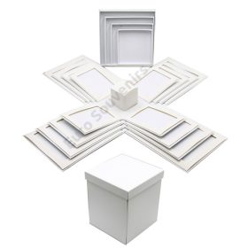 MEGLEPETÉS DOBOZ 1/12 20x20x23 cm 3 SZÍNBEN