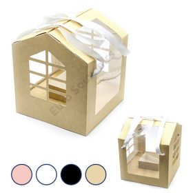 PAPÍRDOBOZ HÁZIKÓ 4/120 23x23x27 cm 4 SZÍNBEN