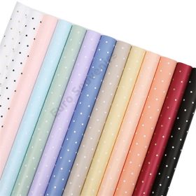 CSOMAGOLÓFÓLIA 20 DB 1/100 58x58 cm PÖTTYÖS 13 SZÍNBEN