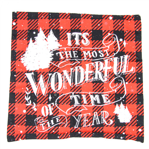 PÁRNAHUZAT 4 DB KARÁCSONYI 4/200  44x44 CM 4 FÉLE