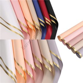   CSOMAGOLÓFÓLIA 20 DB 1/100 58x58 cm ARANY SZEGÉLLYEL 11 SZÍNBEN