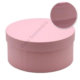 PAPÍRDOBOZ KEREK 1/30 22x10 cm RÓZSASZÍN