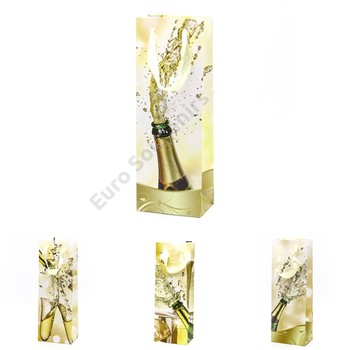 AJÁNDÉKTASAK  PEZSGŐS 12/960 36x13x8 CM 4 FÉLE 