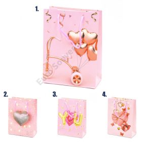 AJÁNDÉKTASAK VALENTIN 12/720 24x18x9 cm 4 FÉLE