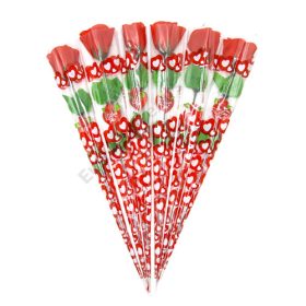 RÓZSASZÁL CSOMAGBAN 12 DB  1/150 39CM  