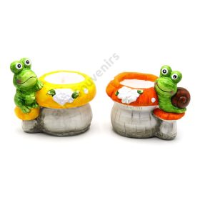 KASPÓ CSIGÁVAL, BÉKÁVAL 2/32 14x10,5x13 cm 2 FÉLE