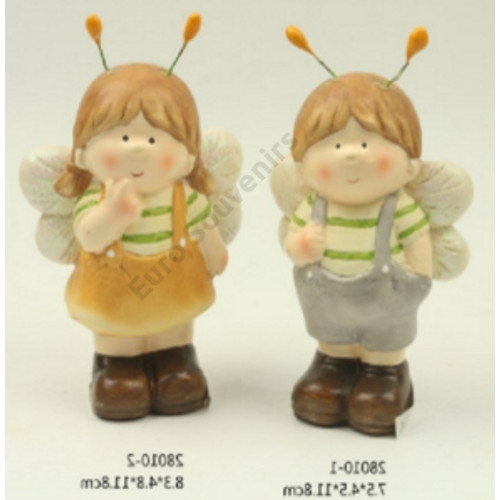 FIGURA MÉHECSKELÁNY 12/96 9x4,8x13 cm