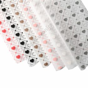 CSOMAGOLÓFÓLIA 20 DB SZÍVES 1/80 58x58 cm 6 SZÍNBEN 