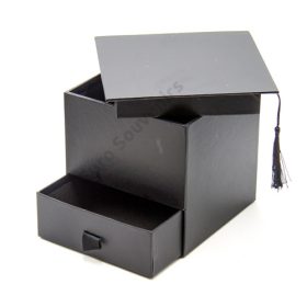 PAPÍRDOBOZ BALLAGÁSRA 1/27 18x16,2 cm FEKETE