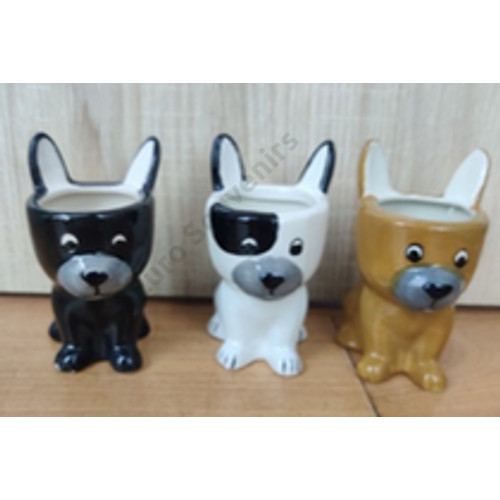 KASPÓ KUTYA 12/144 5,5x6x10 cm 3 SZÍNBEN