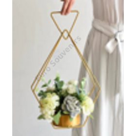 VIRÁGTARTÓ FÉM 1/70 40x12x27 cm