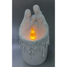 MÉCSES LEDES SZENT CSALÁD 1/48 8,5x16,5 cm