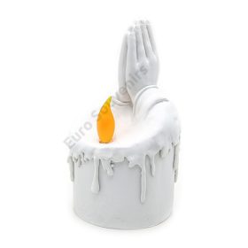 MÉCSES LEDES IMÁDKOZÓ KÉZ 1/48 8,5x16,5 cm