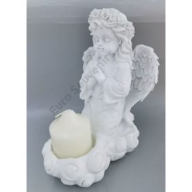 ANGYAL MÉCSESTARTÓVAL 1/24 14x9x18 cm