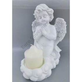 ANGYAL MÉCSESTARTÓVAL 1/24 14x9x18 cm