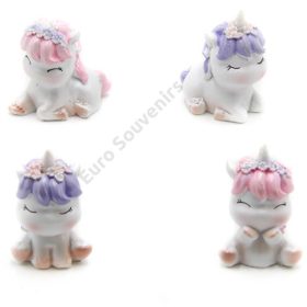 FIGURA UNIKORNIS 4/240 4,5x5x7 cm 4 FÉLE