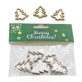 FENYŐFA MINI 8 DB ARANY 1/100 3x3 cm