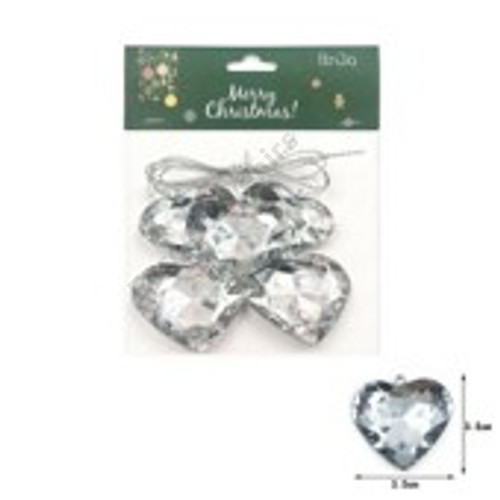 SZÍV 5 DB AKRIL AKASZTÓS 1/100 3,5x3,5 cm