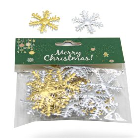 HÓPEHELY 30 DB ARANY,EZÜST 1/100 4x4 cm