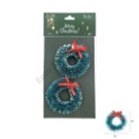 KOSZORÚ MINI 2 DB ZÖLD 1/100 5x5 cm