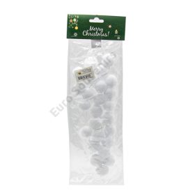 MŰHÓGOLYÓ GIRLAND 180 cm 1/100 3 cm