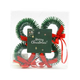 KOSZORÚ MINI 4 DB ZÖLD 1/100 6,5x6,5 cm