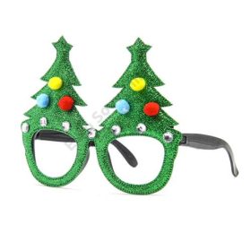 PARTY SZEMÜVEG 12/100 FENYŐFÁS 15x12 cm