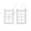 ABLAK AKASZTÓS 2 DB 1/288 12x8 cm FEHÉR