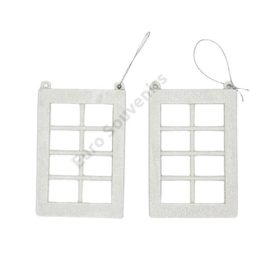 ABLAK AKASZTÓS 2 DB 1/288 12x8 cm FEHÉR